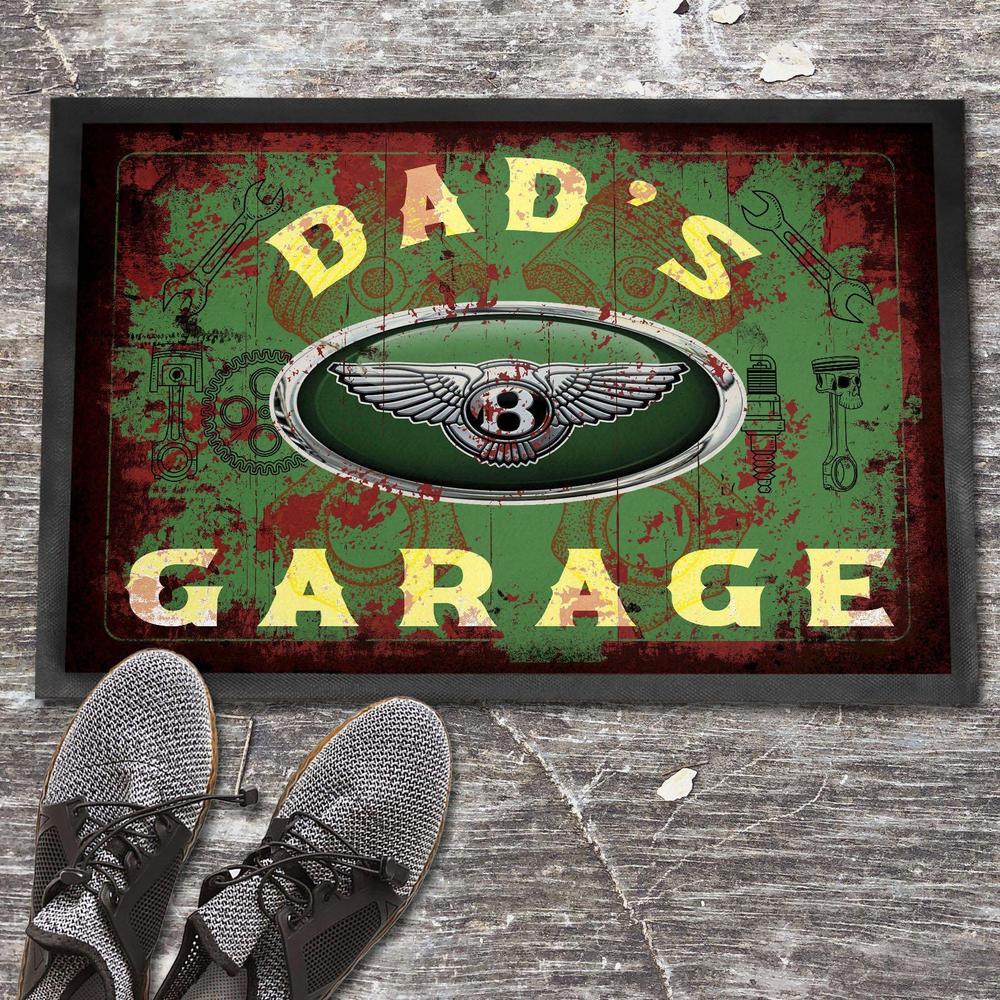 Bentley Dads Garage Vintage Dørmåtte-Dørmåtte-Bentley-Garage Culture Shop- garage - man cave - merchandise