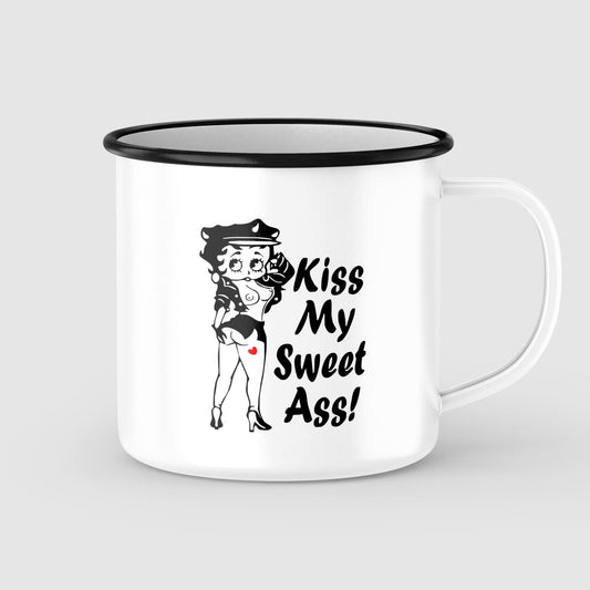 Betty Boo Pin-Up Vintage Emaljekrus-Krus-Vintage Garage-Garage Culture Shop- garage - man cave - merchandise