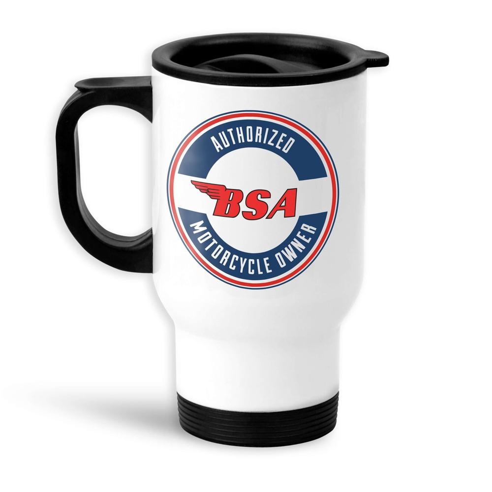 Bsa Authorized Motorcycle Owner Termokrus Hvidt-Krus-BSA-Garage Culture Shop- garage - man cave - merchandise