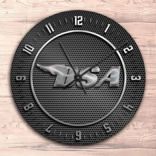 Bsa Vægur Rundt-Clock-BSA-Garage Culture Shop- garage - man cave - merchandise