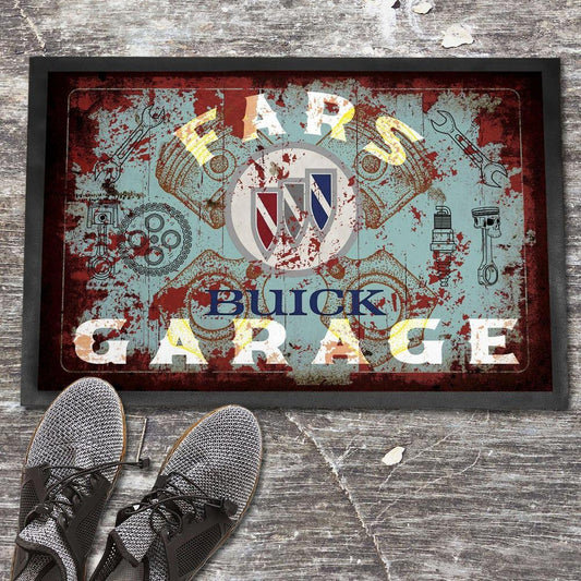 Buick Fars Garage Vintage Dørmåtte-Dørmåtte-Buick-Garage Culture Shop- garage - man cave - merchandise