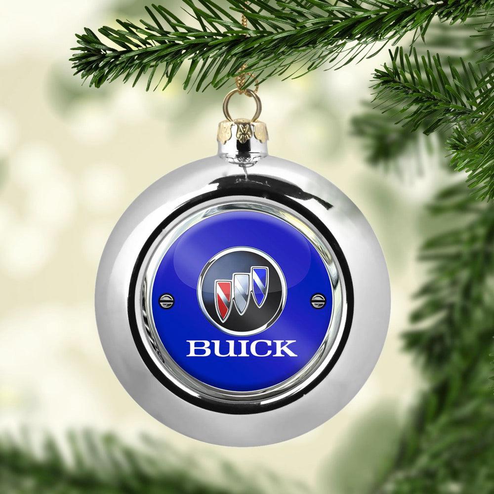 Buick Julekugle-Julekugle-Buick-Sølv-Garage Culture Shop- garage - man cave - merchandise