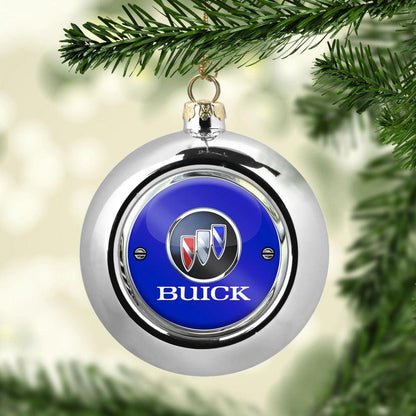 Buick Julekugle-Julekugle-Buick-Sølv-Garage Culture Shop- garage - man cave - merchandise