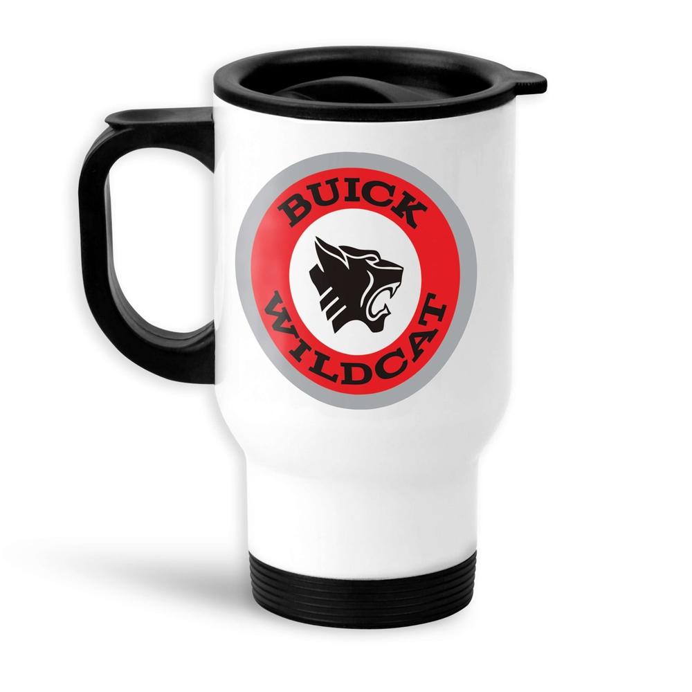 Buick Wildcat Termokrus Hvidt-Krus-Buick-Garage Culture Shop- garage - man cave - merchandise