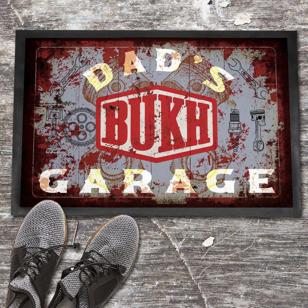 Bukh Dads Garage Vintage Dørmåtte-Dørmåtte-Bukh-Garage Culture Shop- garage - man cave - merchandise