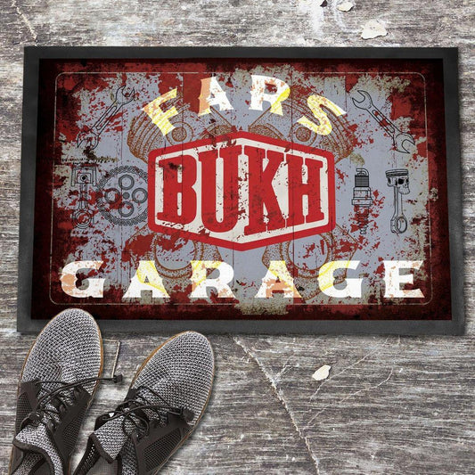 Bukh Fars Garage Vintage Dørmåtte-Dørmåtte-Bukh-Garage Culture Shop- garage - man cave - merchandise