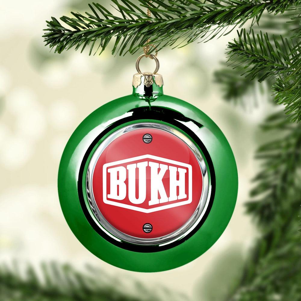 Bukh Julekugle-Julekugle-Bukh-Grøn-Garage Culture Shop- garage - man cave - merchandise