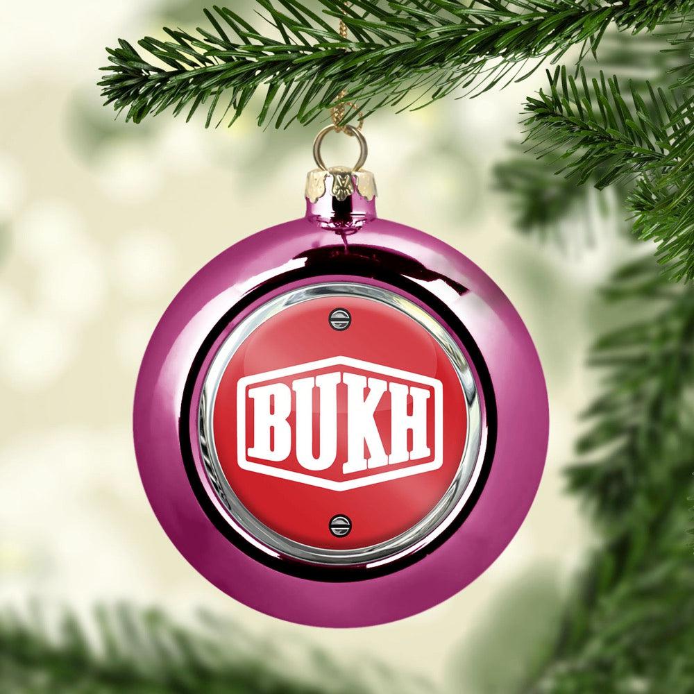 Bukh Julekugle-Julekugle-Bukh-Lyserød Pink-Garage Culture Shop- garage - man cave - merchandise
