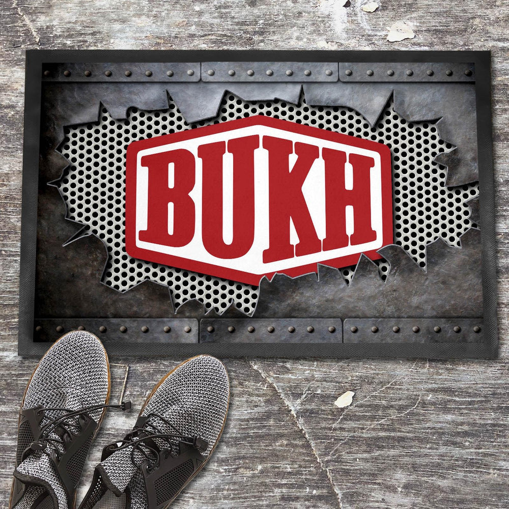 Bukh Ripped Dørmåtte-Dørmåtte-Bukh-Garage Culture Shop- garage - man cave - merchandise
