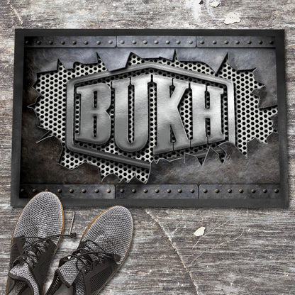 Bukh Ripped Dørmåtte-Dørmåtte-Bukh-Garage Culture Shop- garage - man cave - merchandise