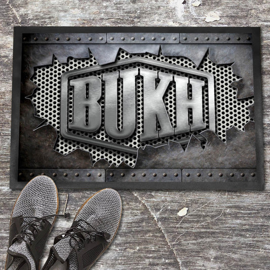 Bukh Ripped Dørmåtte-Dørmåtte-Bukh-Garage Culture Shop- garage - man cave - merchandise
