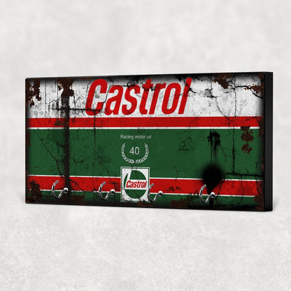 Castrol Motor Oil Vintage Nøgleholdere-Nøgleholdere-Motoroil-Garage Culture Shop- garage - man cave - merchandise