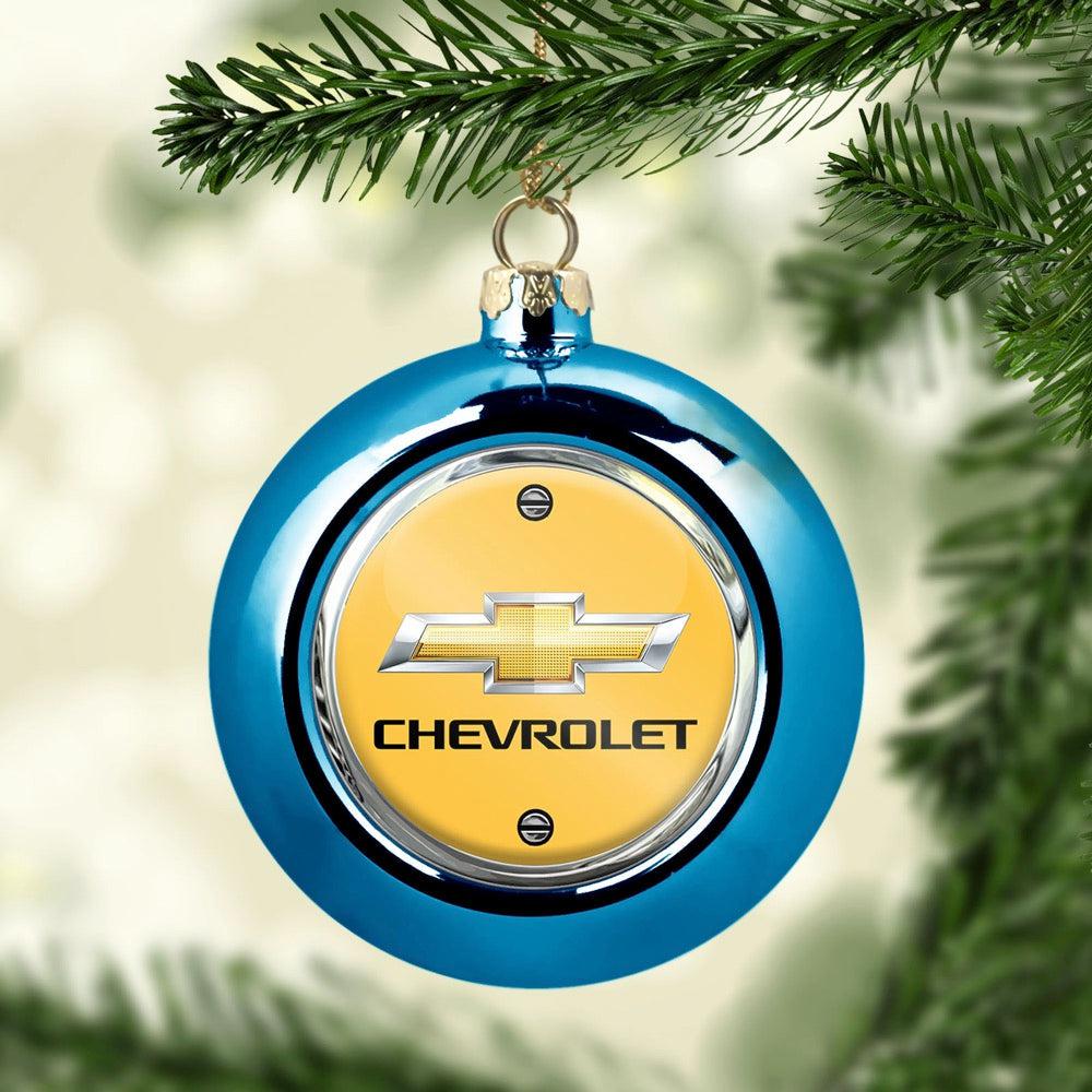 Chevrolet Julekugle-Julekugle-Chevrolet-Blå-Garage Culture Shop- garage - man cave - merchandise