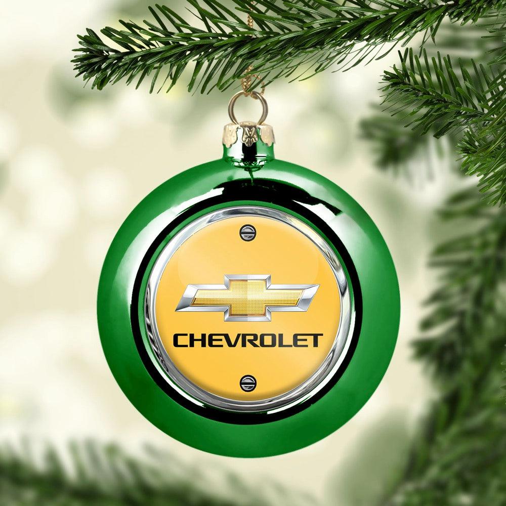 Chevrolet Julekugle-Julekugle-Chevrolet-Grøn-Garage Culture Shop- garage - man cave - merchandise