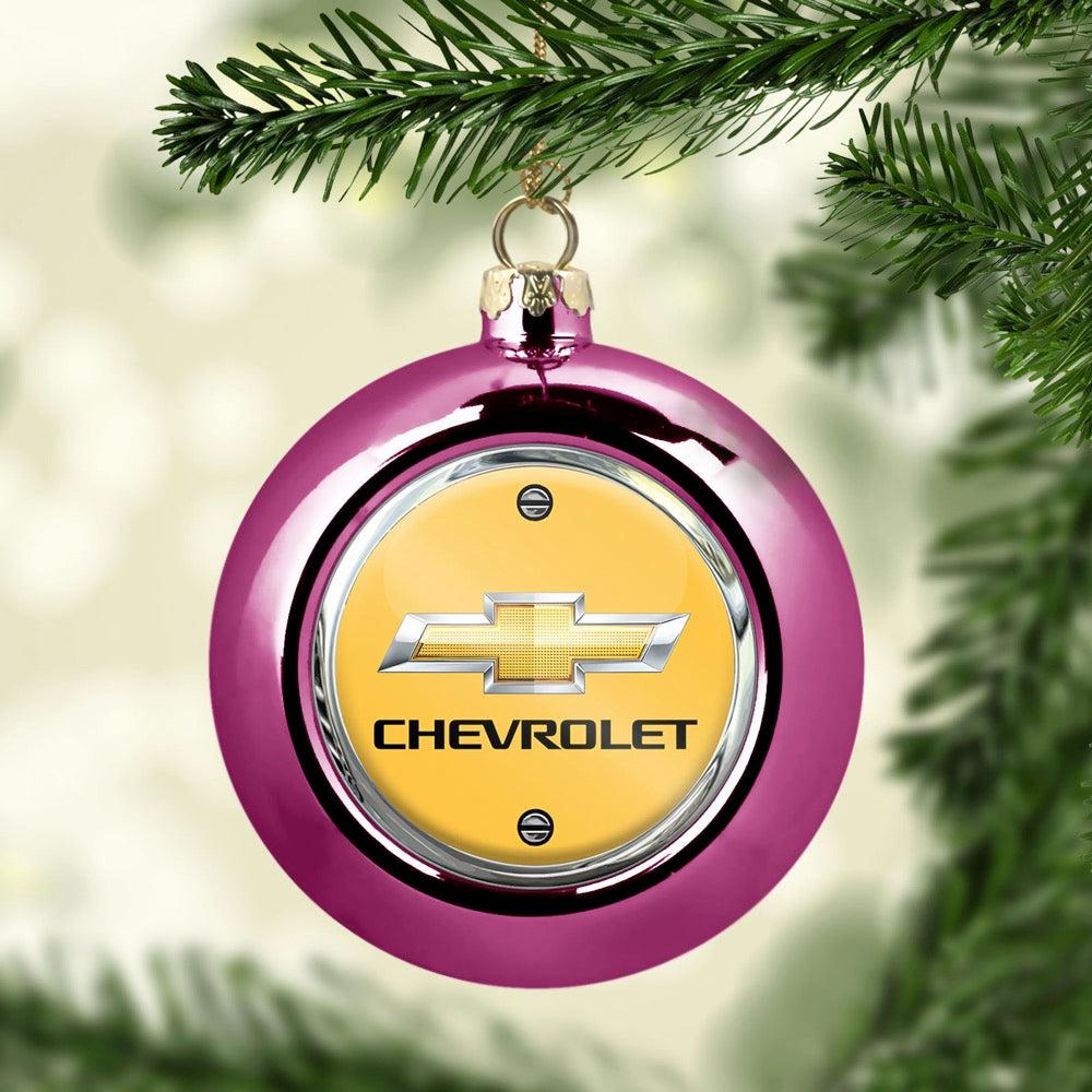 Chevrolet Julekugle-Julekugle-Chevrolet-Lyserød Pink-Garage Culture Shop- garage - man cave - merchandise