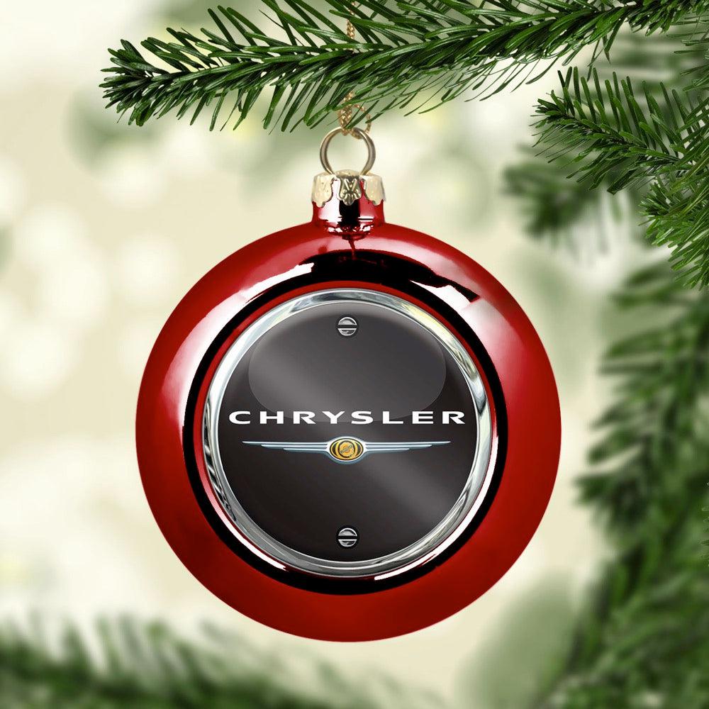 Chrysler Julekugle-Julekugle-Chrysler-Rød-Garage Culture Shop- garage - man cave - merchandise