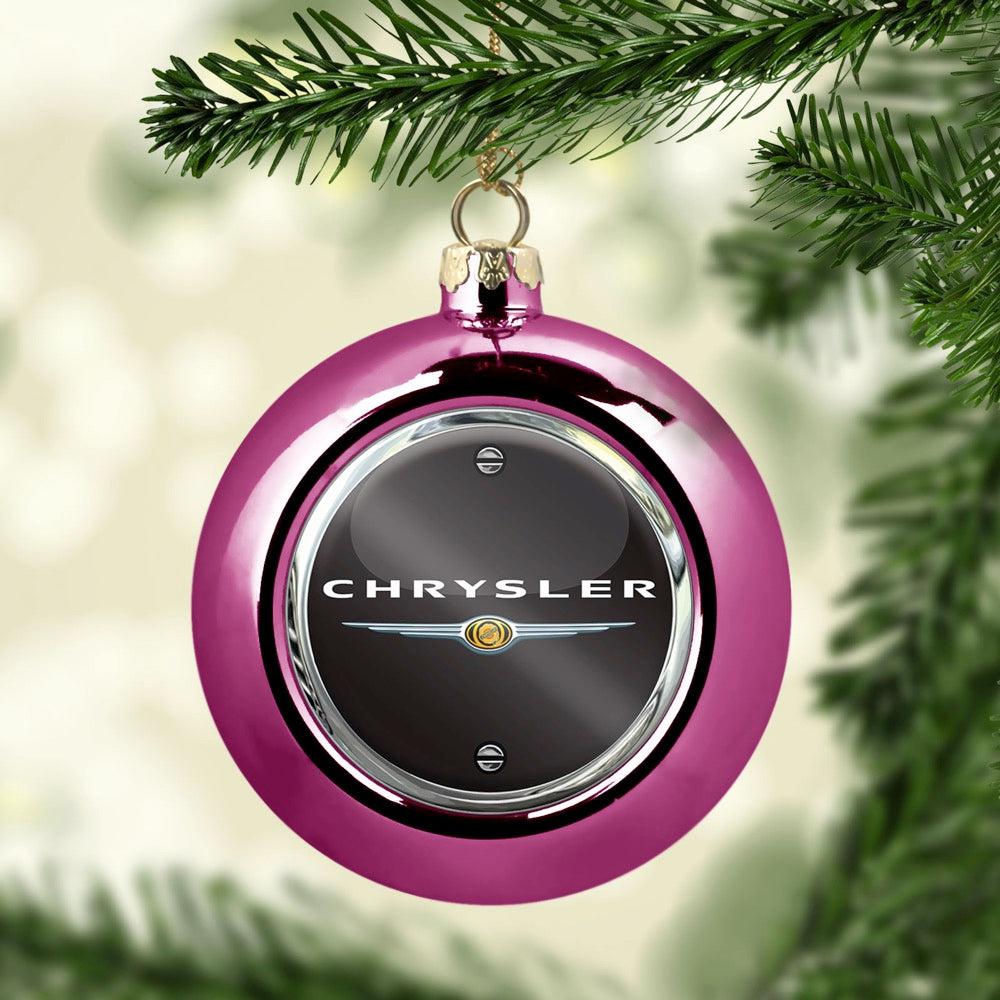 Chrysler Julekugle-Julekugle-Chrysler-Lyserød Pink-Garage Culture Shop- garage - man cave - merchandise