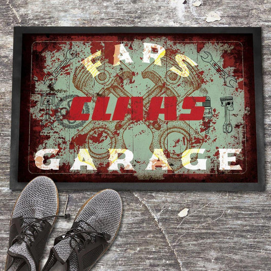 Claas Fars Garage Vintage Dørmåtte-Dørmåtte-Claas-Garage Culture Shop- garage - man cave - merchandise