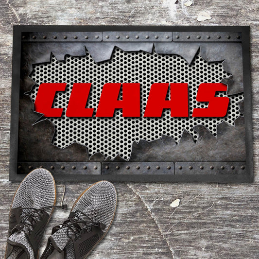 Claas Ripped Dørmåtte-Dørmåtte-Claas-Garage Culture Shop- garage - man cave - merchandise