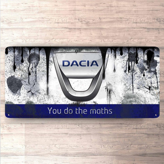 Dacia Vintage 30x60cm Skilt-Skilte-Dacia-Garage Culture Shop- garage - man cave - merchandise