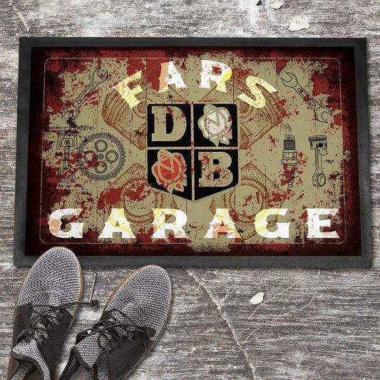 David Brown Fars Garage Vintage Dørmåtte-Dørmåtte-David Brown-Garage Culture Shop- garage - man cave - merchandise