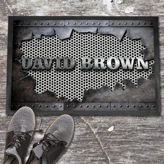 David Brown Ripped Dørmåtte-Dørmåtte-David Brown-Garage Culture Shop- garage - man cave - merchandise
