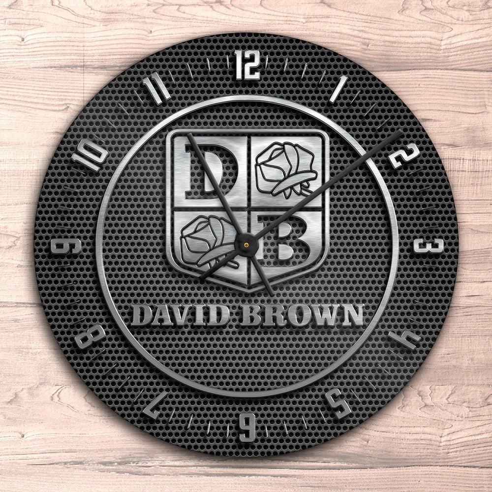 David Brown Vægur Rundt-Clock-David Brown-Garage Culture Shop- garage - man cave - merchandise