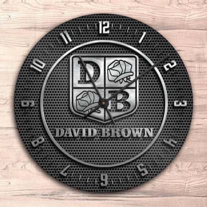 David Brown Vægur Rundt-Clock-David Brown-Garage Culture Shop- garage - man cave - merchandise