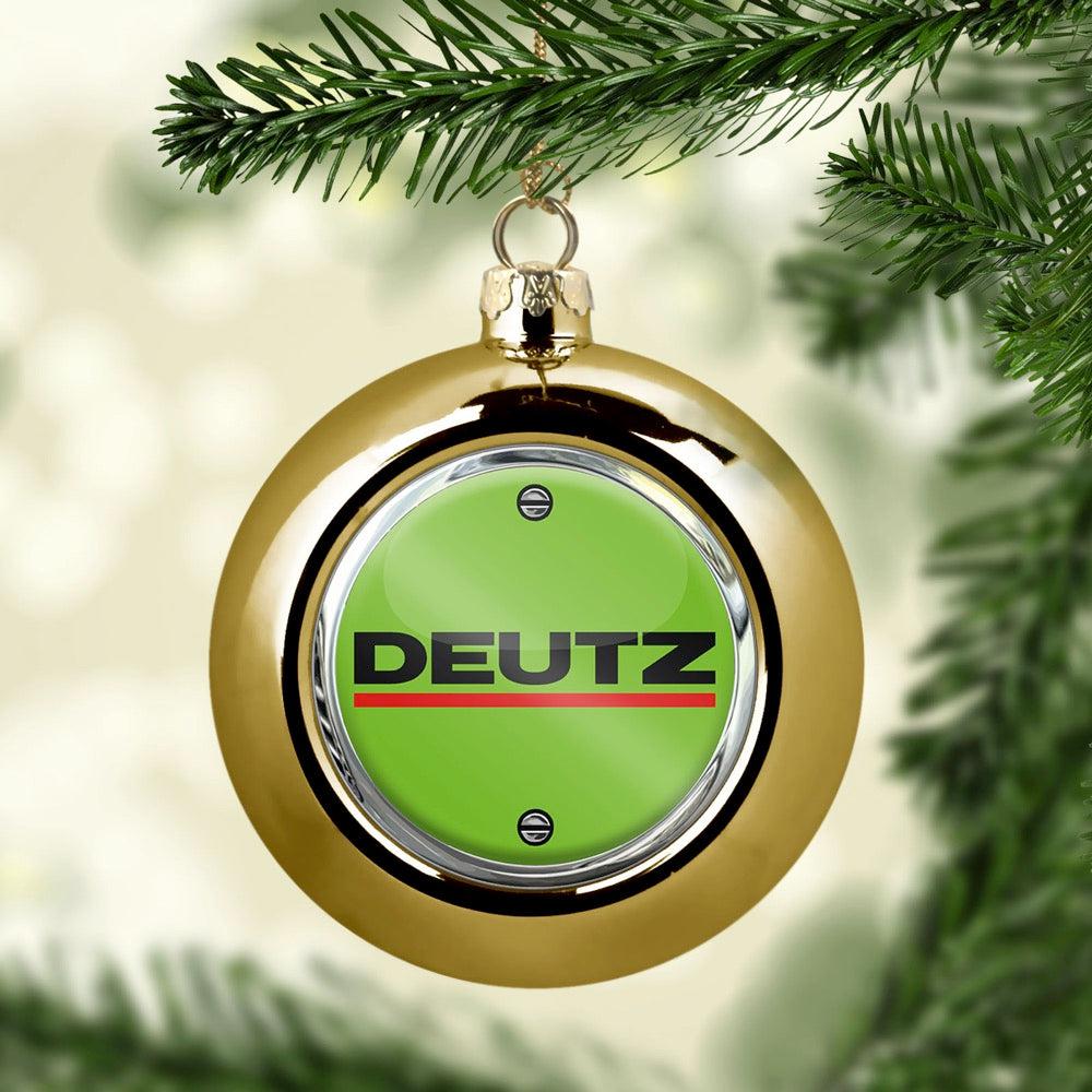 Deutz Julekugle-Julekugle-Deutz-Guld-Garage Culture Shop- garage - man cave - merchandise