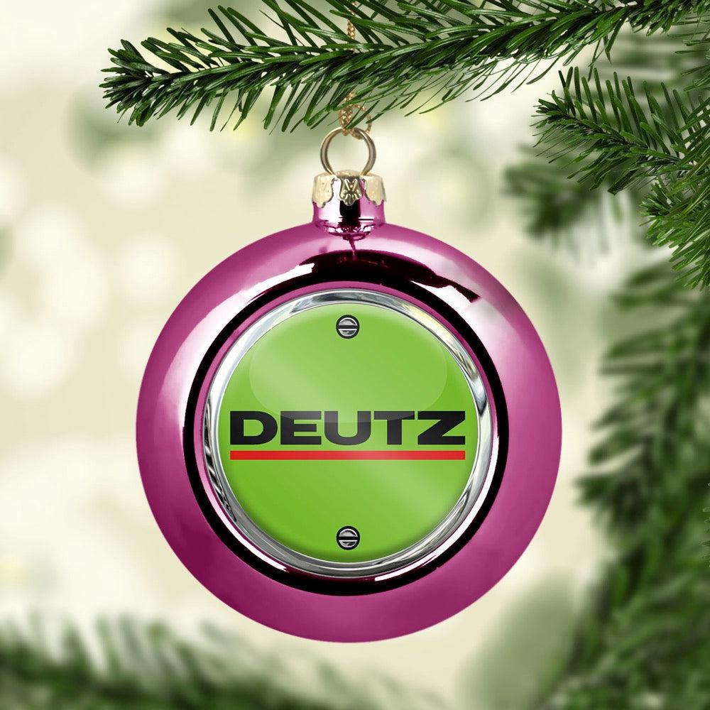 Deutz Julekugle-Julekugle-Deutz-Lyserød Pink-Garage Culture Shop- garage - man cave - merchandise