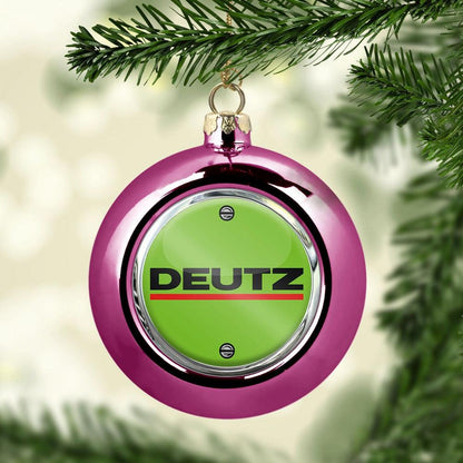 Deutz Julekugle-Julekugle-Deutz-Lyserød Pink-Garage Culture Shop- garage - man cave - merchandise