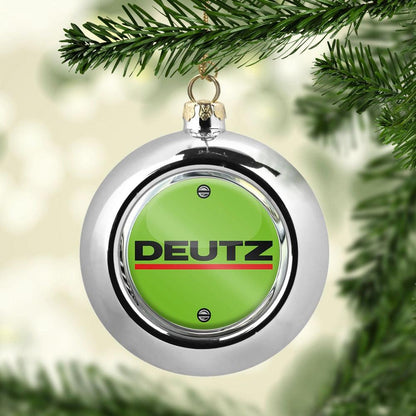 Deutz Julekugle-Julekugle-Deutz-Sølv-Garage Culture Shop- garage - man cave - merchandise