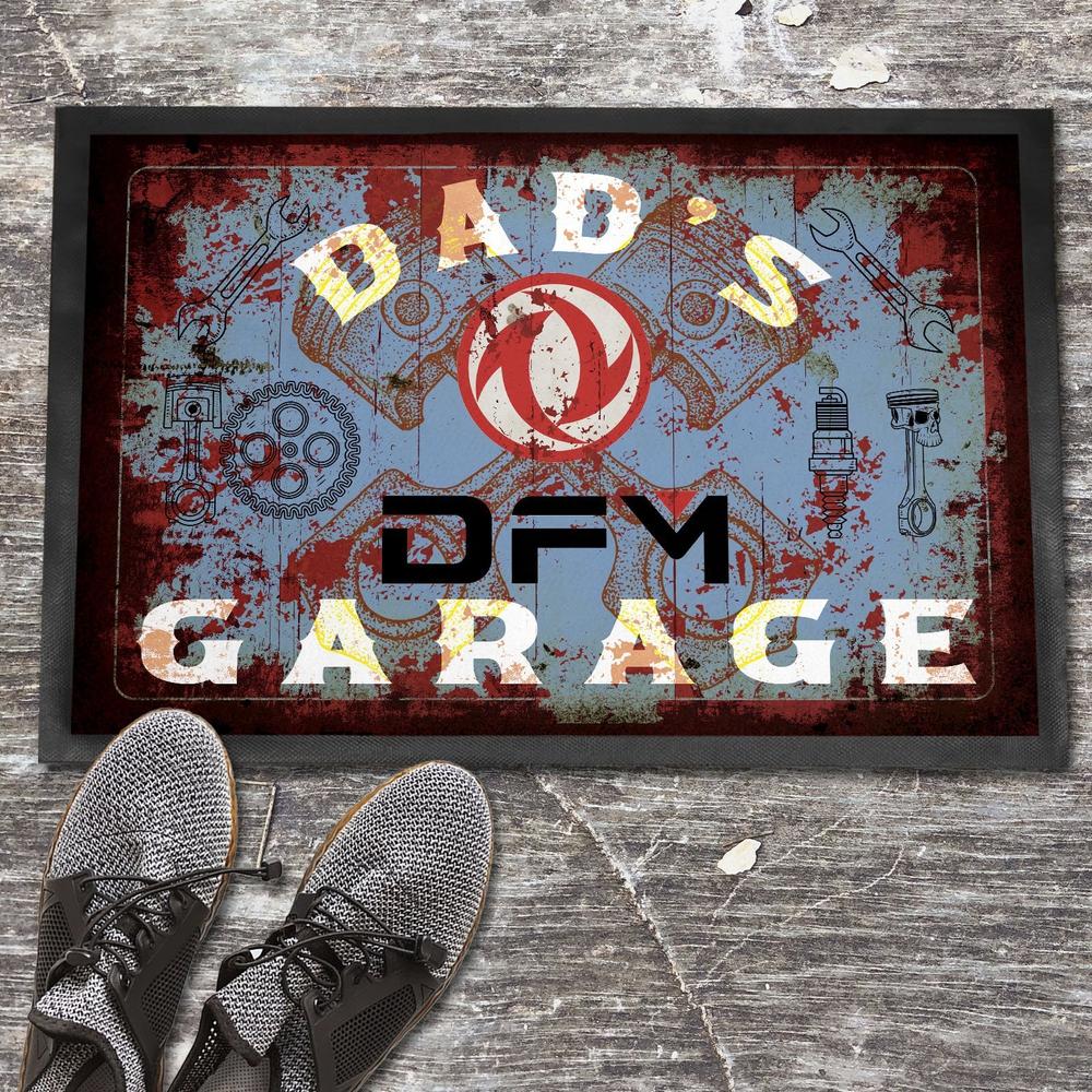 Dong Feng Dads Garage Vintage Dørmåtte-Dørmåtte-Dong Feng-Garage Culture Shop- garage - man cave - merchandise