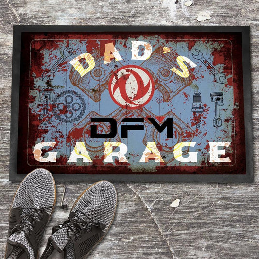 Dong Feng Dads Garage Vintage Dørmåtte-Dørmåtte-Dong Feng-Garage Culture Shop- garage - man cave - merchandise