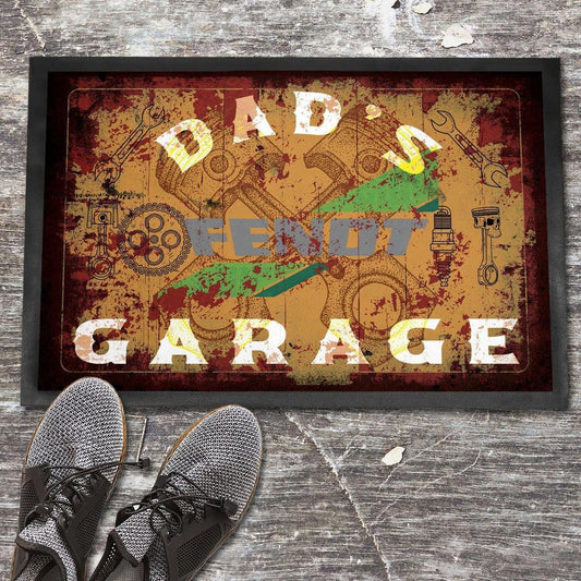Fendt Dads Garage Vintage Dørmåtte-Dørmåtte-Fendt-Garage Culture Shop- garage - man cave - merchandise