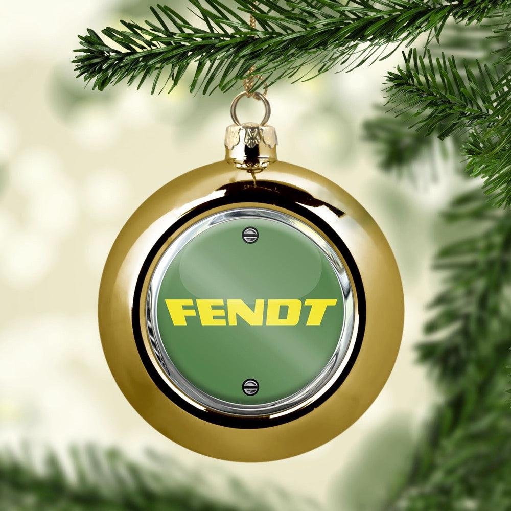 Fendt Tractor Julekugle-Julekugle-Fendt-Guld-Garage Culture Shop- garage - man cave - merchandise