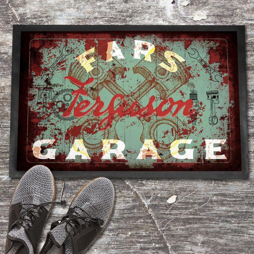 Ferguson Fars Garage Vintage Dørmåtte-Dørmåtte-Ferguson-Garage Culture Shop- garage - man cave - merchandise