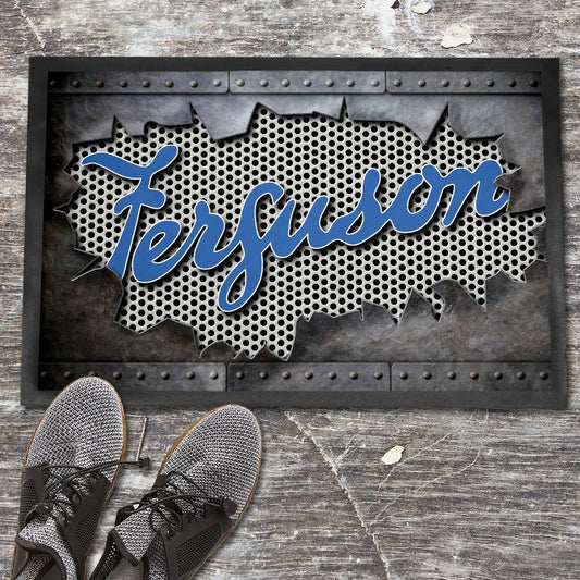 Ferguson Ripped Dørmåtte-Dørmåtte-Ferguson-Garage Culture Shop- garage - man cave - merchandise