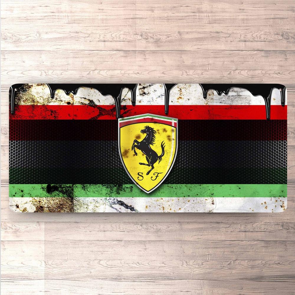 Ferrari Vintage 30x60cm Skilt-Skilte-Ferrari-Garage Culture Shop- garage - man cave - merchandise