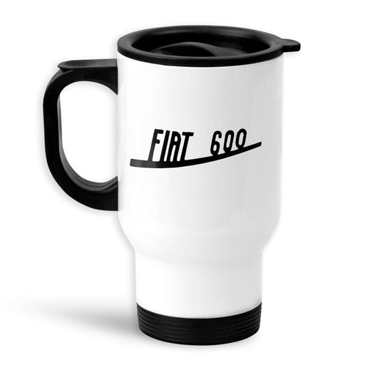 Fiat 600 Termokrus Hvidt-Krus-Fiat-Garage Culture Shop- garage - man cave - merchandise