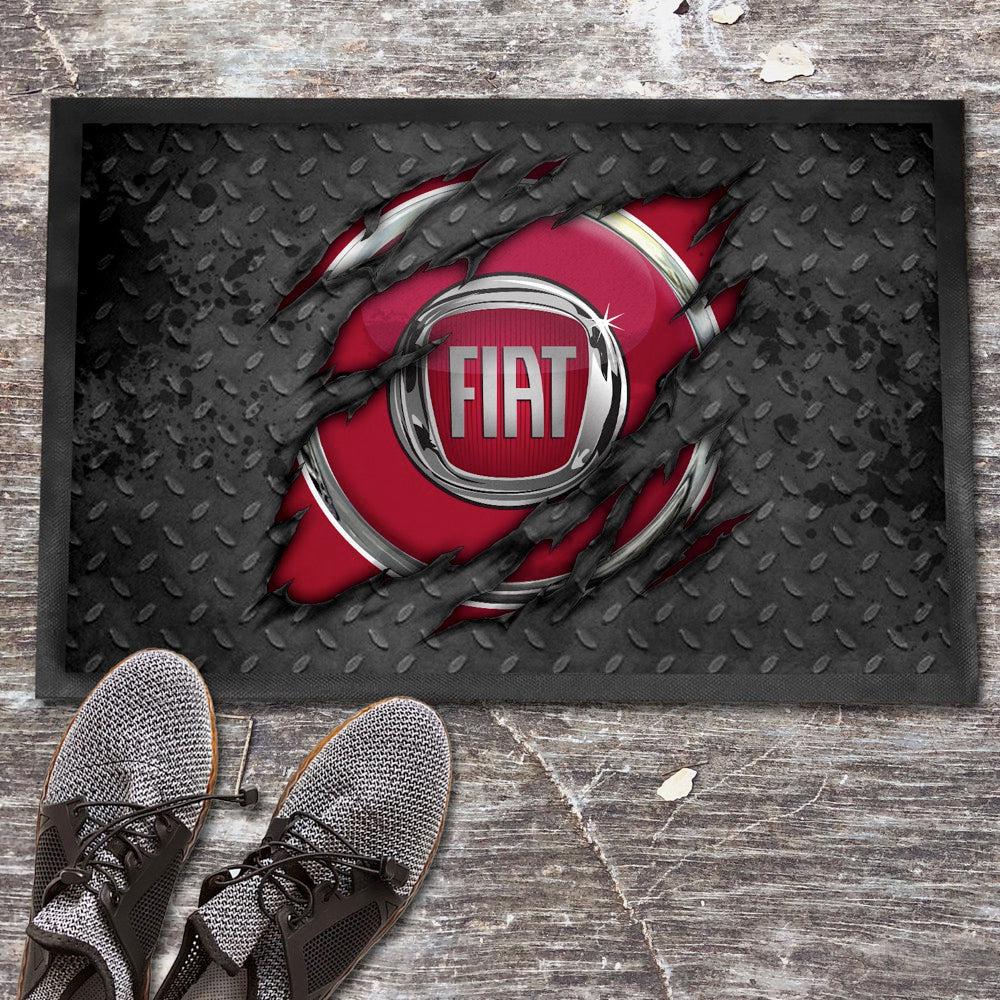 Fiat Ripped Vintage Dørmåtte-Dørmåtte-Fiat-Garage Culture Shop- garage - man cave - merchandise