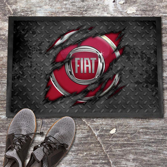 Fiat Ripped Vintage Dørmåtte-Dørmåtte-Fiat-Garage Culture Shop- garage - man cave - merchandise