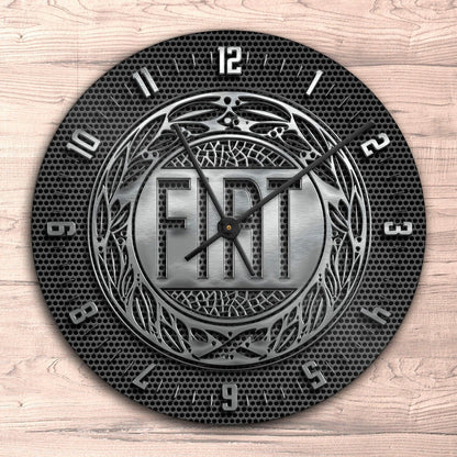 Fiat Vægur Rundt-Clock-Fiat-Garage Culture Shop- garage - man cave - merchandise