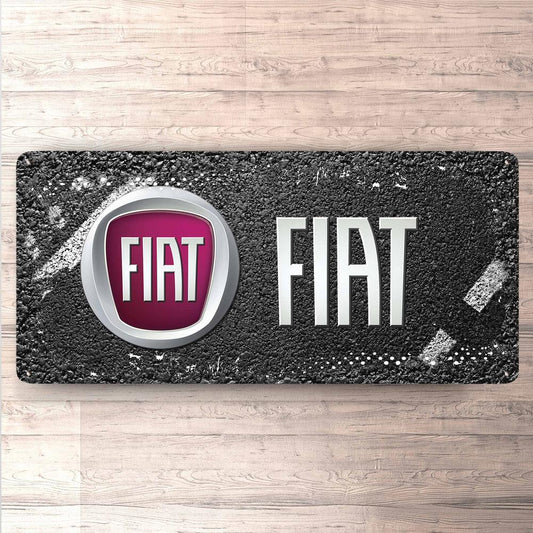 Fiat Vintage 30x60cm Skilt-Skilte-Fiat-Garage Culture Shop- garage - man cave - merchandise