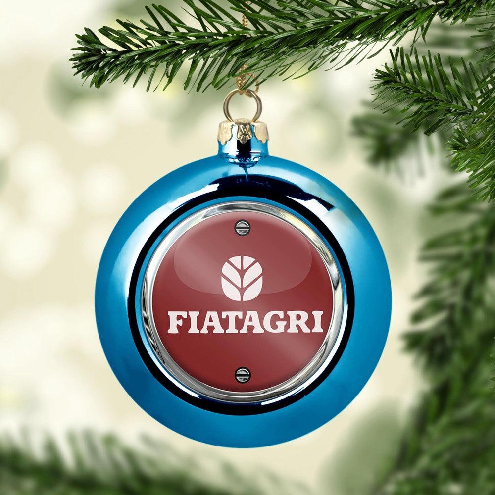 Fiatagri Julekugle-Julekugle-Fiatagri-Blå-Garage Culture Shop- garage - man cave - merchandise