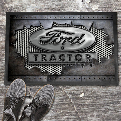 Ford Tractor Ripped Dørmåtte-Dørmåtte-Ford-Garage Culture Shop- garage - man cave - merchandise