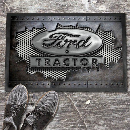 Ford Tractor Ripped Dørmåtte-Dørmåtte-Ford-Garage Culture Shop- garage - man cave - merchandise