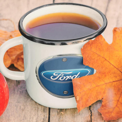 Ford Vintage Emaljekrus-Krus-Ford-Garage Culture Shop- garage - man cave - merchandise