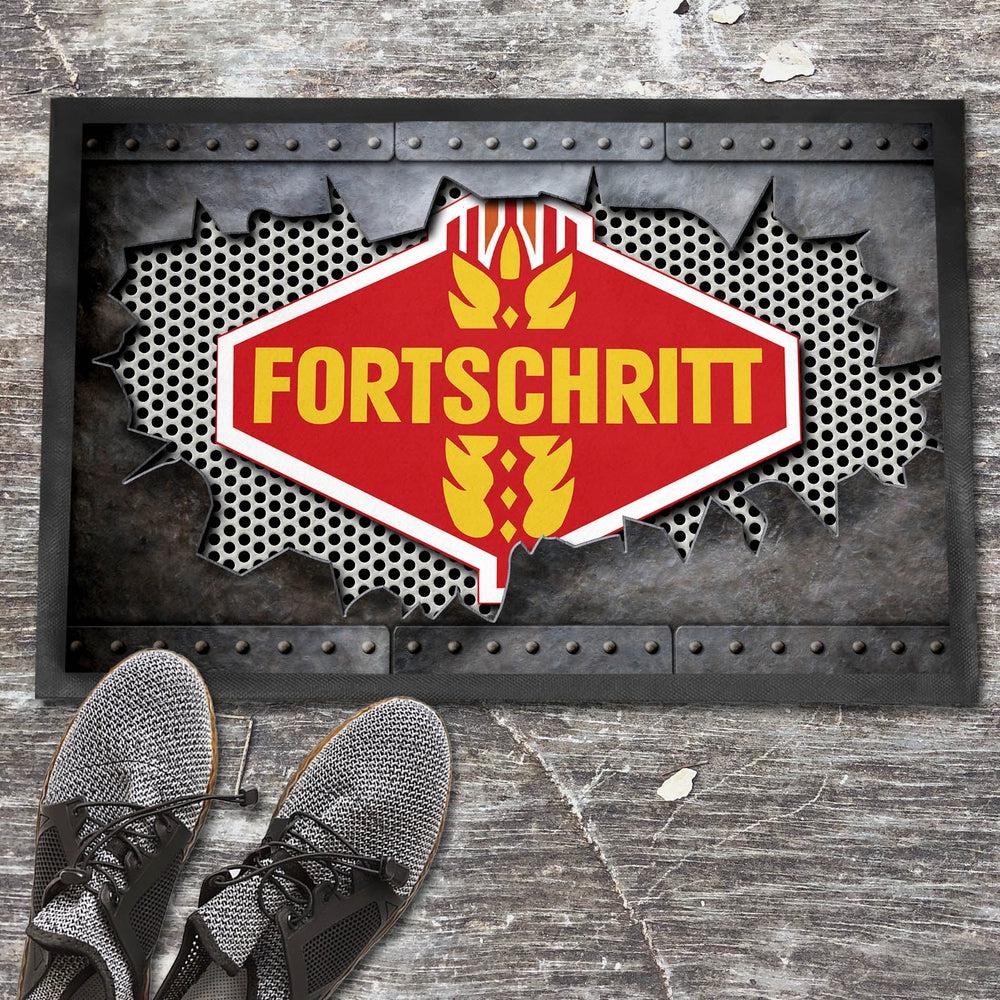 Fortschritt Ripped Dørmåtte-Dørmåtte-Fortschritt-Garage Culture Shop- garage - man cave - merchandise