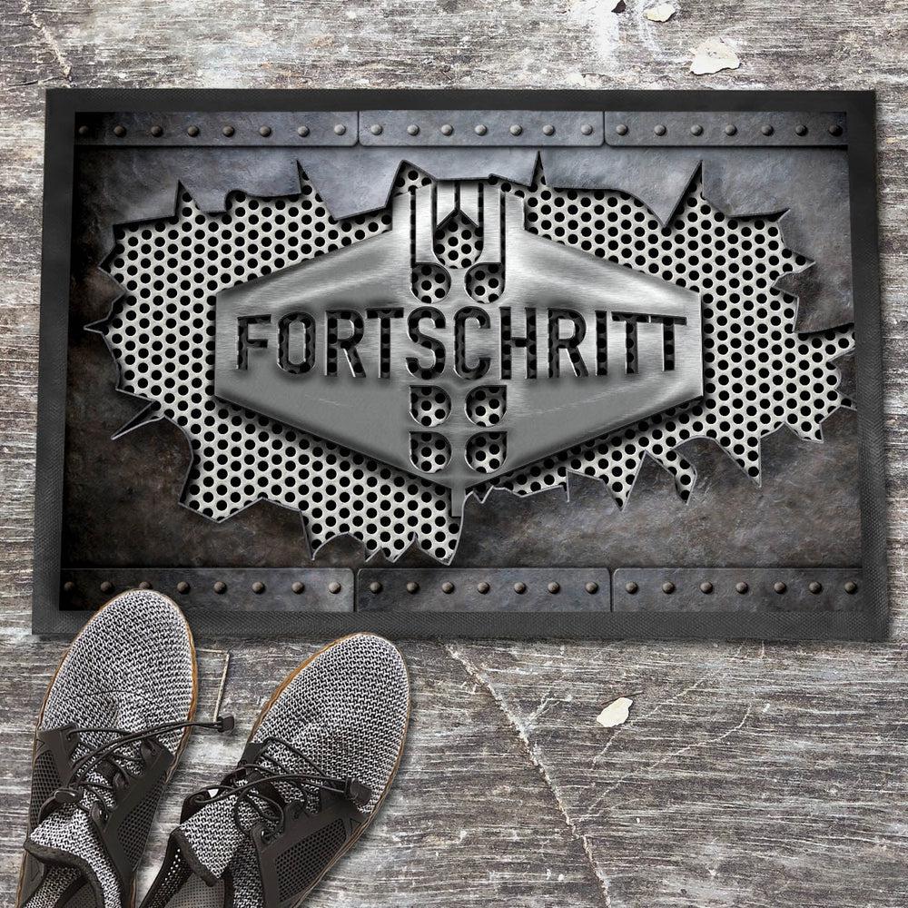 Fortschritt Ripped Dørmåtte-Dørmåtte-Fortschritt-Garage Culture Shop- garage - man cave - merchandise